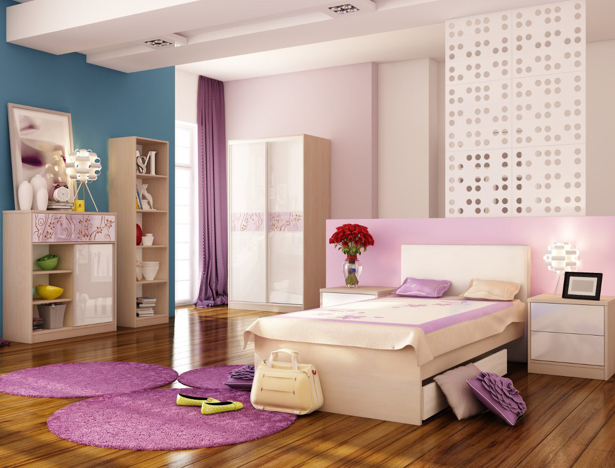 Мебель для лиловой комнаты